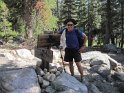 Heading up to the Cinko lake trail junction