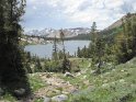 Looking down on Dorothy Lake. Very pretty and fairly long