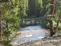 The bridge to the High Sierra Camp washed out, but they made it work anyway by the time we were there